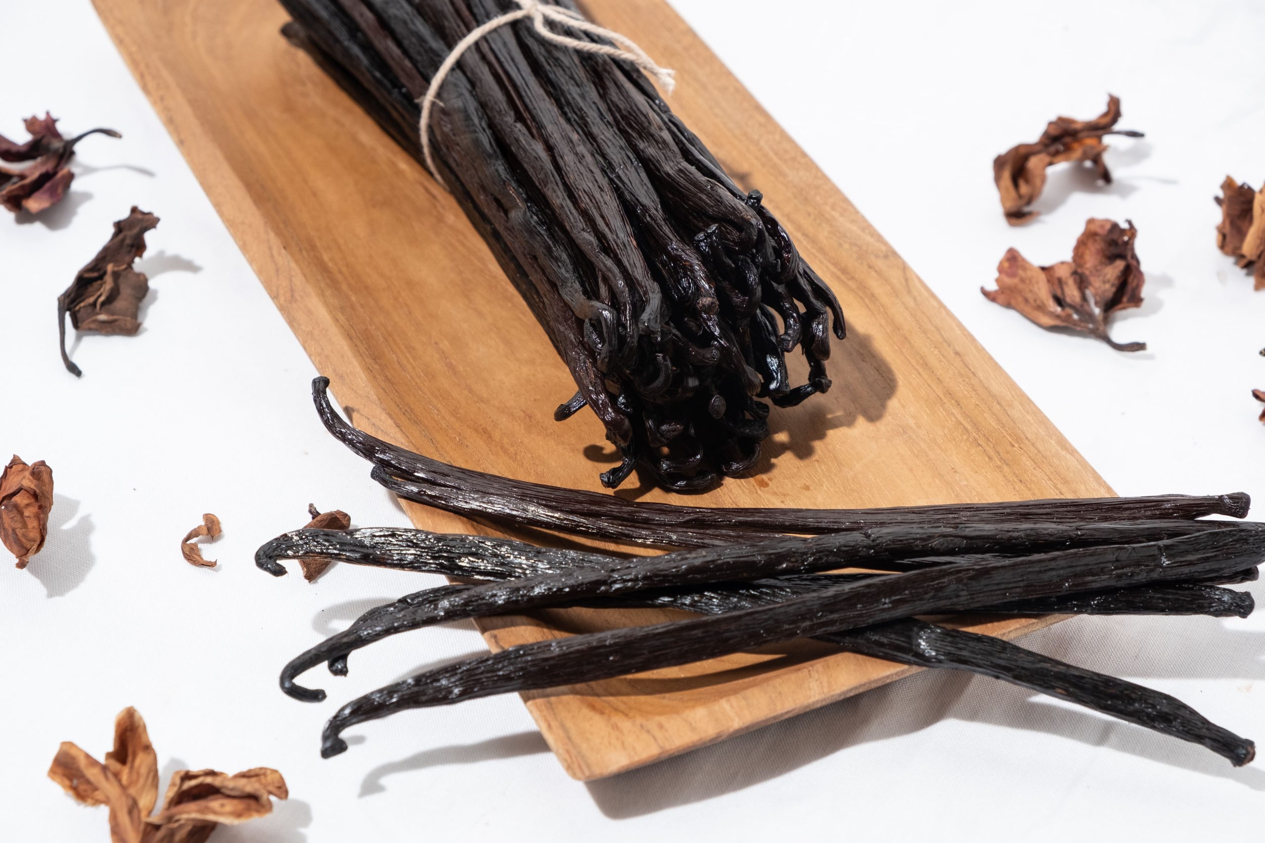 Indonesian cured vanilla beans moisture content